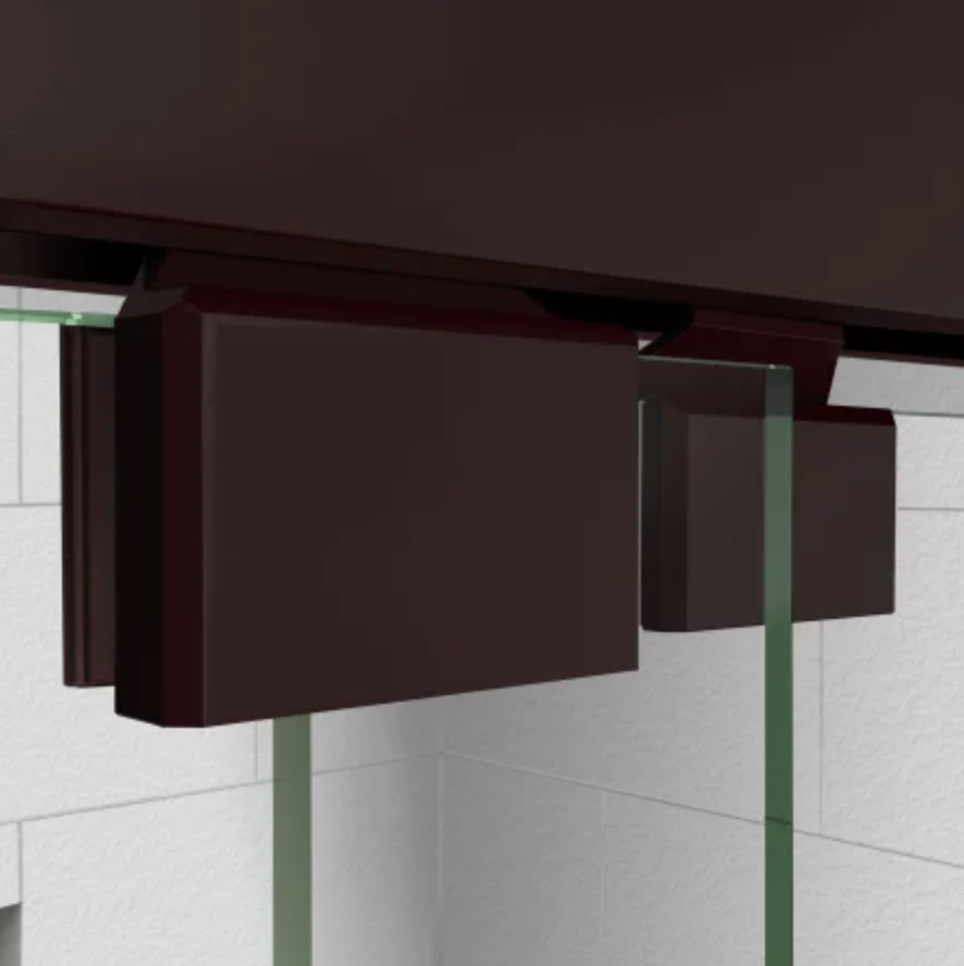 DreamLine Encore 56-60" W x 76" H Semi-Frameless Bypass Sliding Shower Door