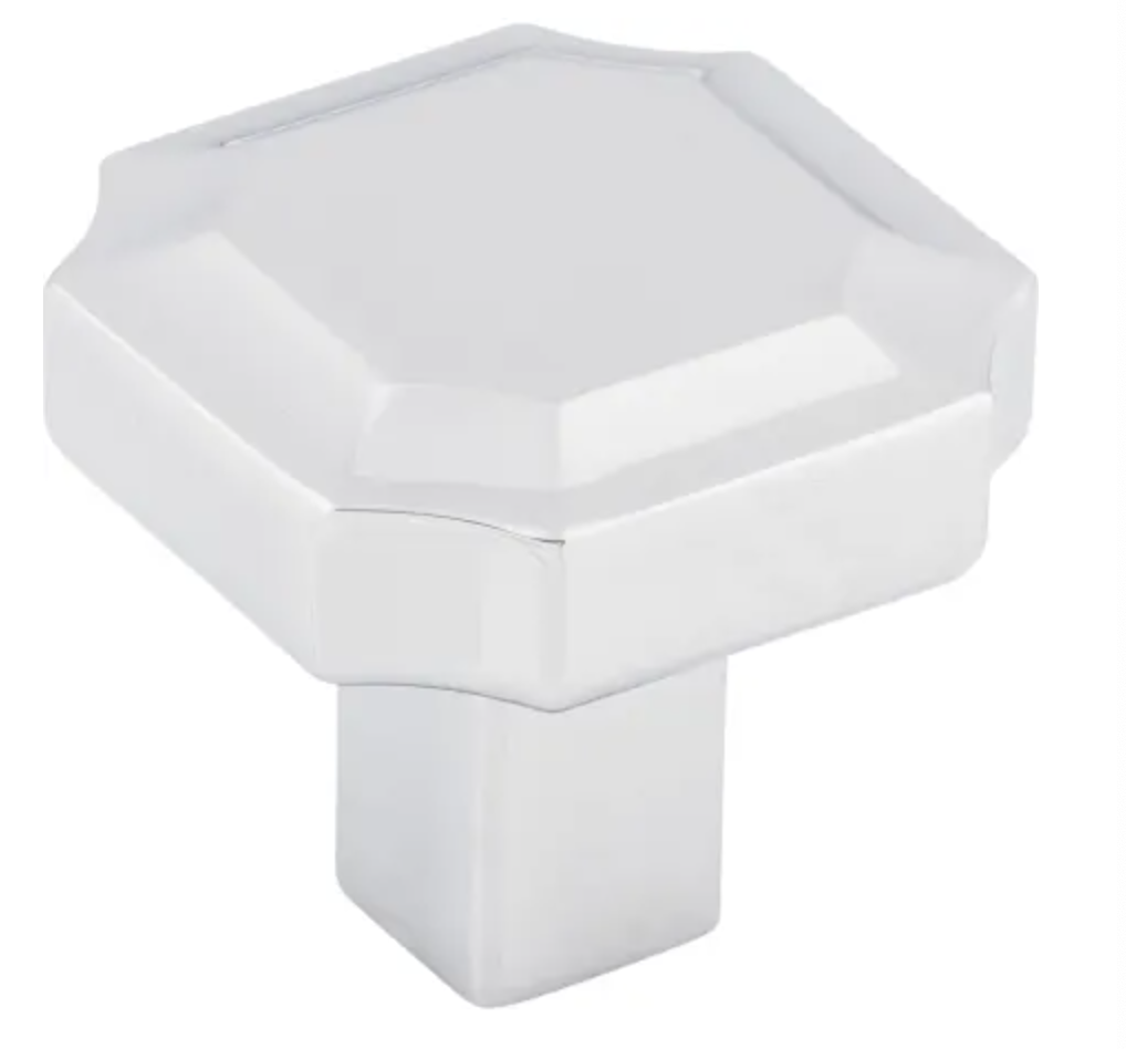 Davenport 1-1/4 Inch Geometric Cabinet Knob