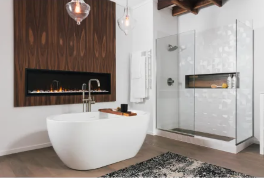 Miseno 59" Free Standing Acrylic Soaking Tub with Center Drain