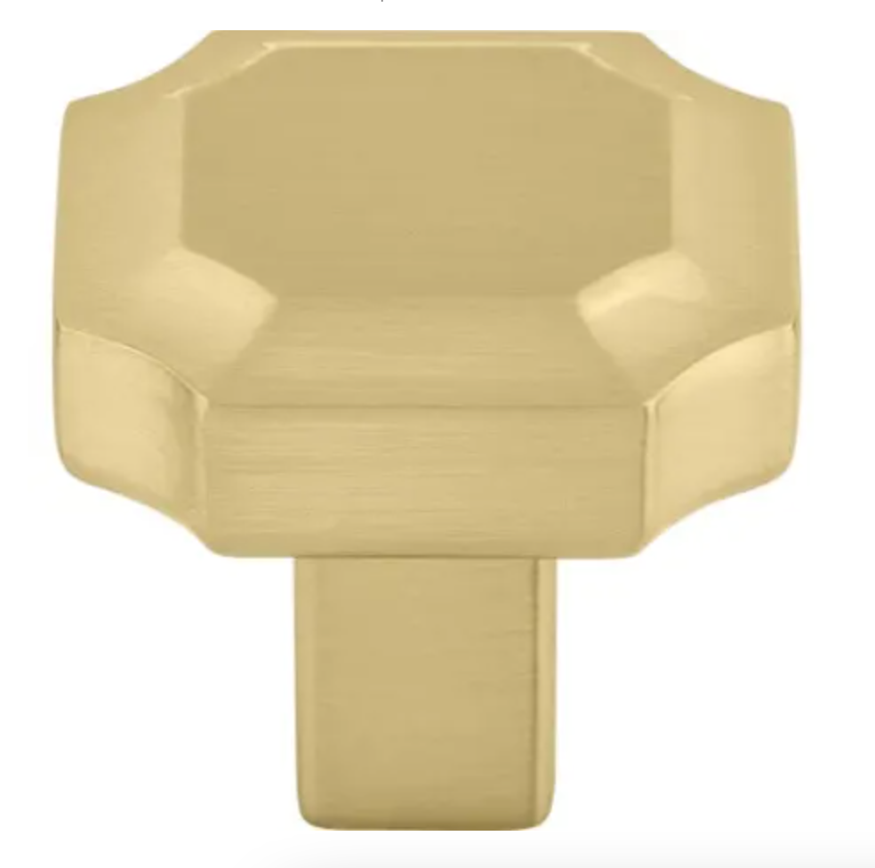 Davenport 1-1/4 Inch Geometric Cabinet Knob