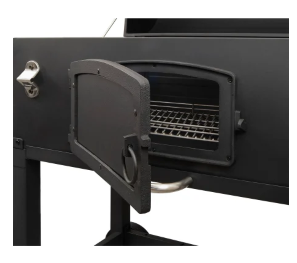 Charcoal BBQ Grill with Adjustable Charcoal Tray and Cast Iron Cook Grates, 816 Square Inches of Cooking Space