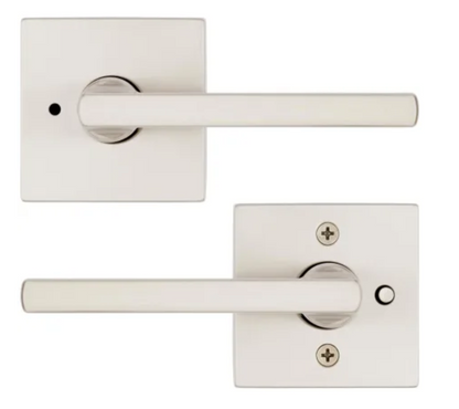 Kwikset Halifax Passage Door Lever Set with Square Rose