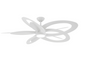 MinkaAire Pinup 60" 10 Blade Indoor LED Ceiling Fan with Remote Control