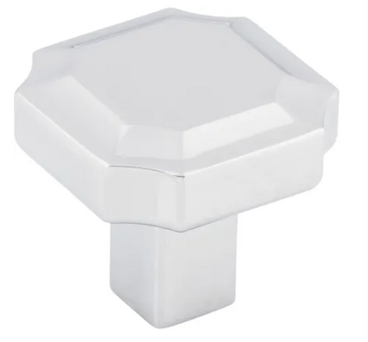 Davenport 1-1/4 Inch Geometric Cabinet Knob