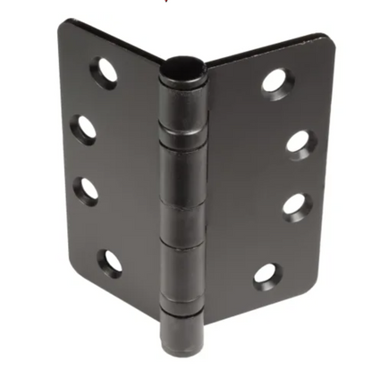 36" W x 80" H Clear 6-Lite 2-Panel Contemporary Right-Hand Inswing Exterior Prehung Entry Door with Black Hinges, 6-9/16" Door Jamb, and Bronze Sill