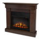 Real Flame Crawford 48 Inch Wide 5100 BTU / 1400W Free Standing Mantel Electric Fireplace