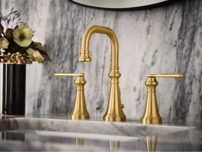 Moen Colinet 1.2 GPM Widespread Bathroom Faucet with Pop-Up Drain Assembly