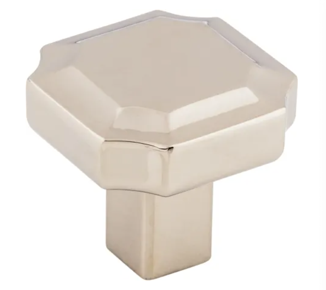 Davenport 1-1/4 Inch Geometric Cabinet Knob