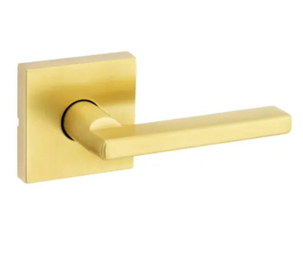 Kwikset Halifax Passage Door Lever Set with Square Rose