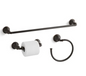Kohler 24" Towel Bar, Towel Ring and Tissue Holder