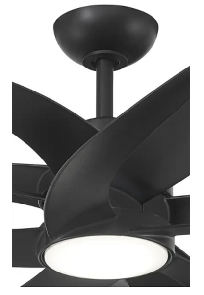 MinkaAire Pinup 60" 10 Blade Indoor LED Ceiling Fan with Remote Control