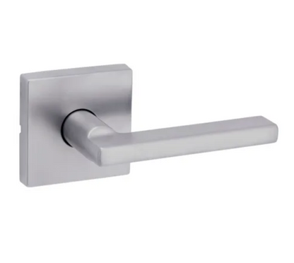 Kwikset Halifax Passage Door Lever Set with Square Rose