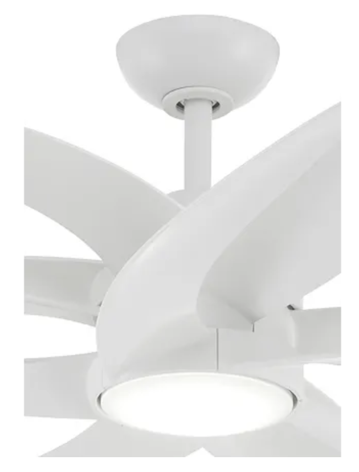 MinkaAire Pinup 60" 10 Blade Indoor LED Ceiling Fan with Remote Control