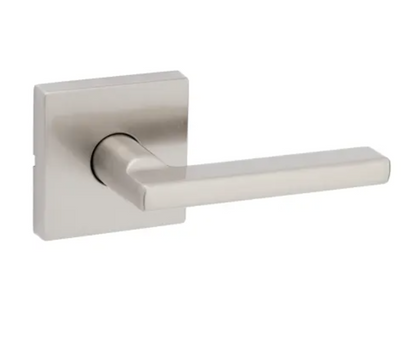 Kwikset Halifax Passage Door Lever Set with Square Rose