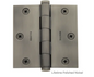 3-1/2" Wide Plain Bearing Square Corner Mortise Door Hinge from the Estate Collection - Single Hinge