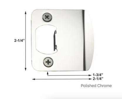 Extended Lip Strike Plate