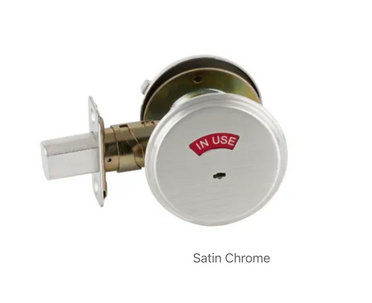 One Sided Deadbolt with In Use Indicator