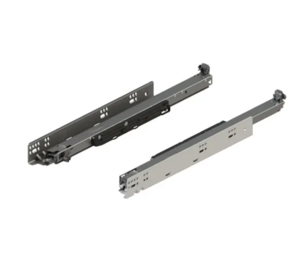 Movento Heavy Duty 24 Inch Full Extension Undermount Concealed Drawer Slides with 170 lbs. Weight Capacity and Soft Close - Pair