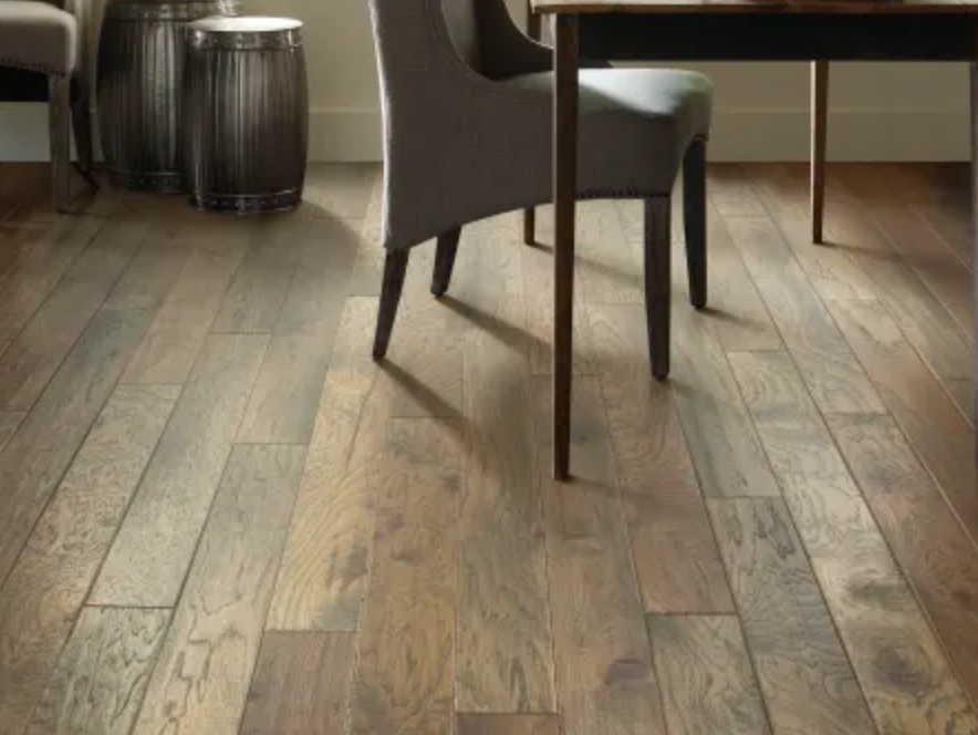 Bernina Hickory 5" Wide Handscraped Engineered Hickory Hardwood Flooring with 5-Ply Layers - Sold by Carton (36.36 SF/Carton)